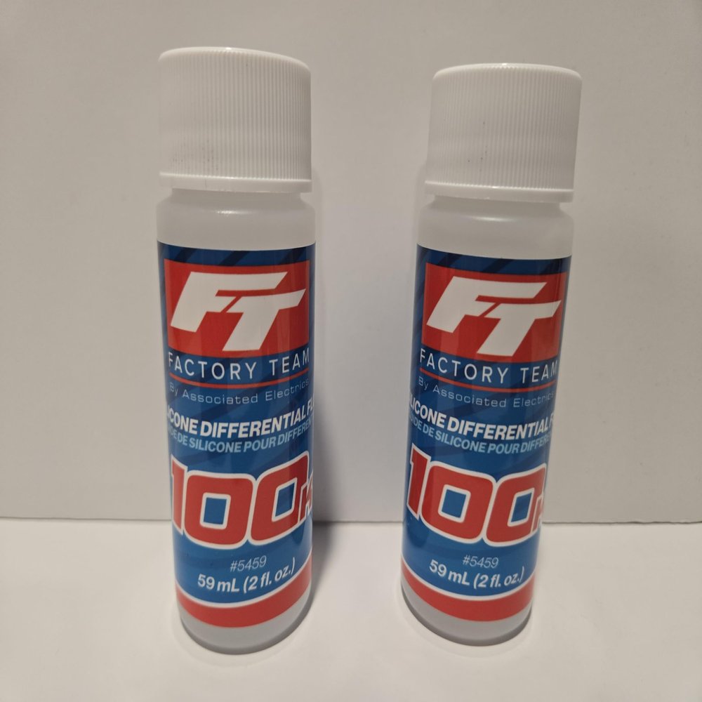 2 Pack Team ASSOCIATED 100K 100,000 CST Weight ASC5459 Silicone DIFF Fluid Differential Oil LOSI ARRMA RC Truck