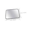 BESPORTBLE Car Mirror for Rear-facing Seats 18.8x13.5cm Square Protective Rearview Mirror with Wide-angle View for Newborns view 2