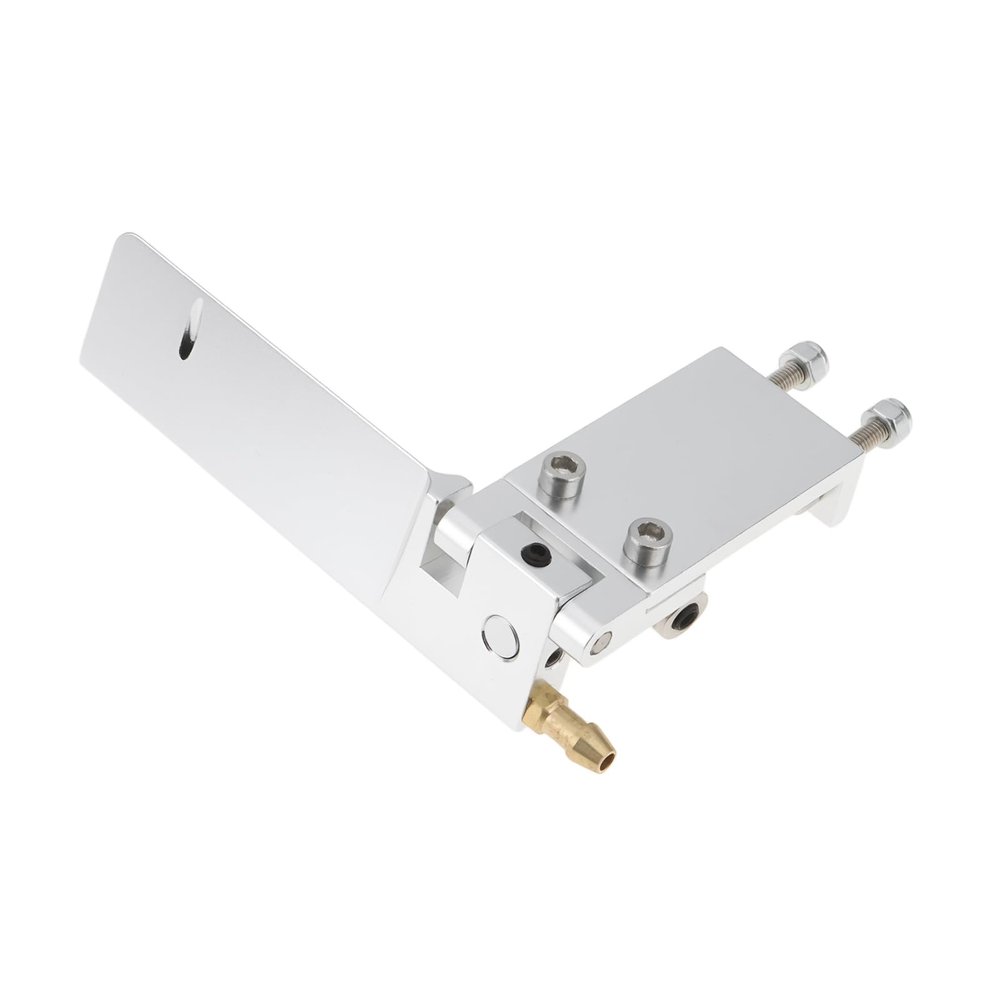 eMagTech CNC Aluminum 75mm RC Boat Rudder with Water Pickup Steering Upgrade Compatible with 40cm60cm RC Boats