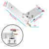 eMagTech CNC Aluminum 75mm RC Boat Rudder with Water Pickup Steering Upgrade Compatible with 40cm60cm RC Boats view 4