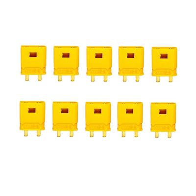 10PCS Amass XT30AW-M XT30UW-F Waterproof Plug with Lock Buckle Male Female Connector DIY Connecting Adapter(10pcs XT30AW-M)