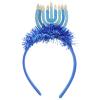 BCOATH Hanukkah Themed Candle Flame Headband Decorative Headdress for Holiday Parties Jewish Festival Costume Accessory Photo Booth Prop view 1