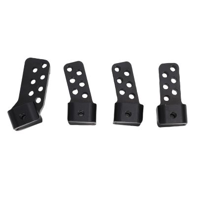 ToysCentral Basics RC Link Mounts, Aluminum Alloy, Rear Axle Anti Squat Mounts for SCX10 II AR44, with Multiple Angles and CNC Machining (Black)