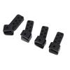 ToysCentral Basics RC Link Mounts, Aluminum Alloy, Rear Axle Anti Squat Mounts for SCX10 II AR44, with Multiple Angles and CNC Machining (Black) view 3