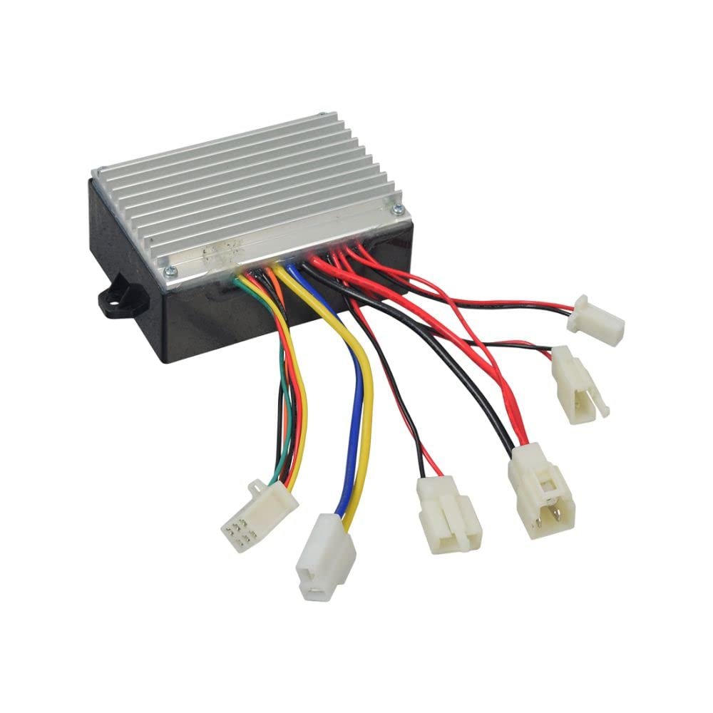 AlveyTech 36 Volt HB3650-TYD6-FS-ROHS Controller for the Razor Dirt Quad 500 (Versions 1+) - Replacement Motor Speed Control Module with 6-Wire Throttle Connector
