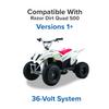 AlveyTech 36 Volt HB3650-TYD6-FS-ROHS Controller for the Razor Dirt Quad 500 (Versions 1+) - Replacement Motor Speed Control Module with 6-Wire Throttle Connector view 2