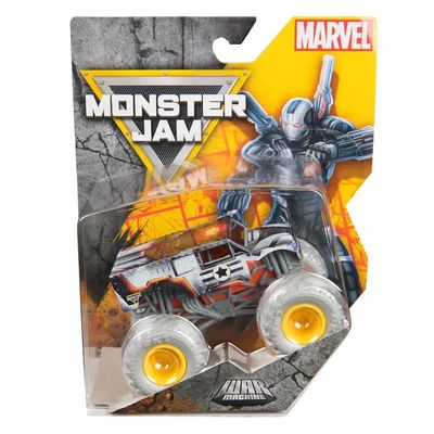 Monster Jam Marvel War Machine Monster Truck 1:64 Die-Cast Vehicle, Series 05, Official Spin Master Truck for Kids & Collectors