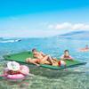 107.5x71.1x1.3in Green XPE Floating Mat Supports 484lbs Three-Layer Durability, Smooth Tanning Surface, Roll-Up Portability view 2