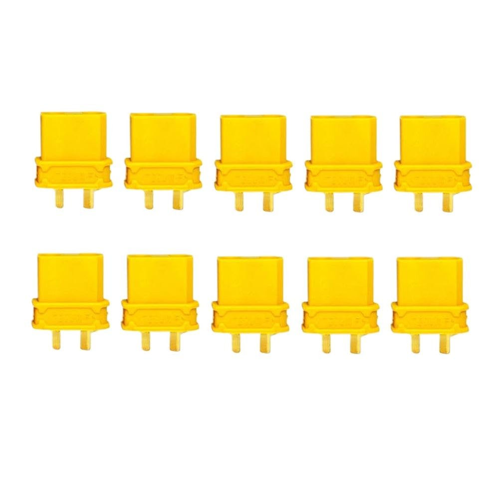 10PCS Amass XT30AW-M XT30UW-F Waterproof Plug with Lock Buckle Male Female Connector DIY Connecting Adapter(10pcs XT30UW-F)