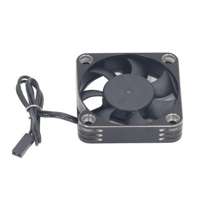 50mm RC Motor Cooling Fan, Aluminum ESC Heatsink Fan for RC Car Motor, 15000RPM High - Speed Cooling Fan with Lightweight Design for Racing and Extended Runs (Silver Clip)