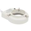 56 LED Microscope Ring Light Compatible with Stereo Microscopes and Industrial Cameras - Adjustable Shadowless for Uniform 360 Degree Lighting - Plastic Material - White Light view 3