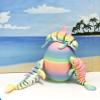 3pcs Articulated Sea Creature Fidget Toys, 3D Printed Manatee Dolphin Orca Ocean Animal Figures, Stress Relief Fidget Toy, Desk Decor - AM001- RAINBOW-3x view 1