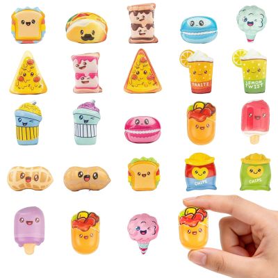 24PCS Animal Squishy Toys for Kids, Slow Rising Foam Squishies, for Kids, Easter Egg Fillers, Squishy Party Favors for Classroom Prizes, Safari-Themed Pinata Stuffers (Ice-Cream)