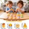 24PCS Animal Squishy Toys for Kids, Slow Rising Foam Squishies, for Kids, Easter Egg Fillers, Squishy Party Favors for Classroom Prizes, Safari-Themed Pinata Stuffers (Ice-Cream) view 2