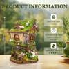 3D Wooden Puzzle DIY Miniature House Kit - Jewelry Shop Dollhouse Building Set with LED Light for Adults Teens, Miniature Craft Model Kits for Home Decor, Fun Hobby Gift (Treehouse) view 2