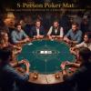 Giantex 47" Poker Table Top, 8 Player Foldable Texas Holdem Poker Mat with Carrying Bag, 3 mm Rubber Foam, Portable Anti-Slip Rubber Poker Table Mat for Casino Card Games view 2