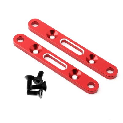 RC Car Parts Compatible with Arrma for Mojave 4S 4X4 for BLX 1/8 RC Car Upgrade Parts Metal Front and Rear Lower Suspension Mount Arm Code(Red)