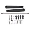 Aluminum Alloy Anti Roll Bar Set, Anti Tilt Rod Balancing Pole for Axial Wraith RR10 1/10 RC Car, Steel Sway Bar with Multiple Mounting Holes for Tuning Suspension Articulation (Black) view 1