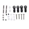 Aluminum Alloy Anti Roll Bar Set, Anti Tilt Rod Balancing Pole for Axial Wraith RR10 1/10 RC Car, Steel Sway Bar with Multiple Mounting Holes for Tuning Suspension Articulation (Black) view 3