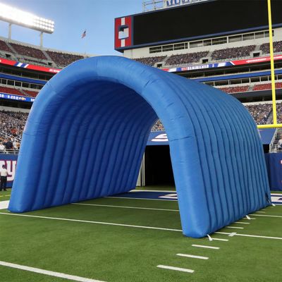 Inflatable Tunnel Sports Tunnel Entrance with 250W Blower Football Tunnel Tent Entryway for Business Advertise Party Exhibition Promotion Supermarket,School,Street,Shop