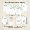 Diakos 8-in-1 Bridal Shower Games Set for 50 Guests, Floral Theme view 2