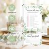 Diakos 8-in-1 Bridal Shower Games Set for 50 Guests, Floral Theme view 3