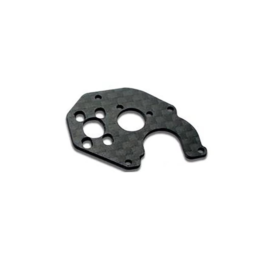 RC car Components Compatible with Axial for SCX24 AX24 1/24 RC Car Upgrade Parts Accessories Carbon Fiber Pattern Motor Mount Plate