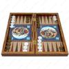 19.6 Inch Persian Khatam Backgammon Set Handmade Wooden Game Board Classic Strategy Game for Adults Gift Idea view 3