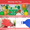 Lovecheer 8PCS Big Hand Clappers Noisemakers 11 Inch Cheer Clappers Blue and Red Noise Makers for Basketball Hockey Sports Team Spirit Cheerleading view 4
