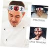Beavorty 8pcs Japanese Ninja Print Karate Headbands and Adults, Samurai Sushi Chef Bandana Set for Kitchen Cooking, Martial Arts Training, Party Dress-up Accessories view 3