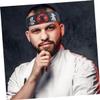 Beavorty 8pcs Japanese Ninja Print Karate Headbands and Adults, Samurai Sushi Chef Bandana Set for Kitchen Cooking, Martial Arts Training, Party Dress-up Accessories view 4