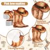 100 Pcs Western Cowboy Napkins, Wild West Boot Hat Cowboy Birthday Party Napkins for Western Party Decorations Rodeo Birthday Supplies,11 x 12 in, 28 x 32 cm view 3