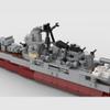 AxiomBricks 1/485 Scale WWII Japanese Cruiser Building Set, British Rodney Battleship Building Blocks Set, Collection for Military Enthusiast and Adult (864PCS) view 3