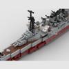 AxiomBricks 1/485 Scale WWII Japanese Cruiser Building Set, British Rodney Battleship Building Blocks Set, Collection for Military Enthusiast and Adult (864PCS) view 4