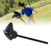 GLOGLOW Cute Plush Horse Riding Stick Toy, Soft Material, 2 Sound Effects, Ideal for Kids Fun Activities, Approx 70cm for Children (Black) view 2