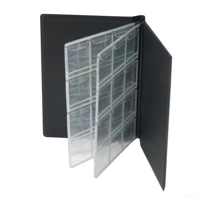 120-Pocket Coin Album for Collectors 10 Page, Holds 12 Coin per Page, Fits Coin up to 28mm Diameter, Portable 150 x 110mm Storage Binder for Numismatic Collections