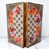 19.6" Persian Khatam Backgammon Set Handmade Wooden Inlay Board Game for Adults Luxury Gift for Dad, Husband or Anniversary view 3