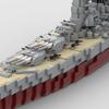 AxiomBricks 1/470 Scale WWII Japanese Battleship Building Set, British Rodney Battleship Building Blocks Set, Collection for Military Enthusiast and Adult (1910PCS) view 3