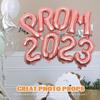 VOSAREA Graduation Balloons Set Rose Gold Foil Balloons Class of 2023 Prom Party Decorations Graduation Season Party Supplies view 4