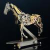 3D Metal Puzzle for Adults, 3D Metal Mechanical Horse Model Kit, Dynamic Moving Bionic Mechanical Horse with Brushless Motor, Bionic Kinetic Animal Assembly Model, Desk Decor & STEM Gift, 300+PCS view 2