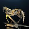 3D Metal Puzzle for Adults, 3D Metal Mechanical Horse Model Kit, Dynamic Moving Bionic Mechanical Horse with Brushless Motor, Bionic Kinetic Animal Assembly Model, Desk Decor & STEM Gift, 300+PCS view 3