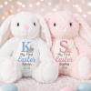 84WONDER My Blessed Communion Day - Personalized Stuffed Bunny - My First Communion Plush Bunny - First Communion Gift for Boys, Religious Keepsake for Catholic and Christian Faith view 2