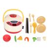 BTSEURY Kids Rice Cooker Toy, Smart Spray Kids Rice Cooker, Kitchen Cooking Playset Simulation Cooking Toys with Music (Red Spray) view 1