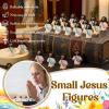 Bememo 50 Pcs Mini Jesus Figures Original Design Jesu Love You Glow in The Dark Little Rubber Toys to Hide and Seek Religious Party Favors Sunday School Baptism Gifts (Jesus Love You) view 4