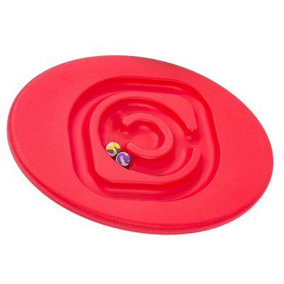 GLOGLOW Children Maze Balance Board, Plastic Snail Balance Seesaw for Development Training, Kids Indoor Play, Sky Blue Color (Red)