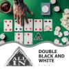 GLEAVI Professional Double Layer Poker Game Dealer Button Black and White Acrylic Marker for Games and Party Entertainment, 1pcs Dealer Button for Poker and Gambling Supplies view 3