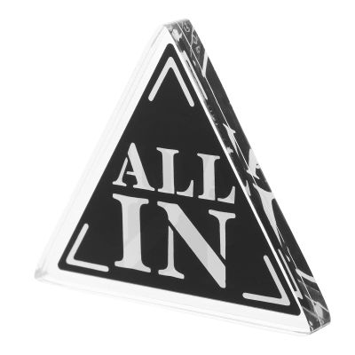KESYOO Poker Dealer Button Double Layer Acrylic Token for Card Games Party Entertainment Accessories