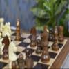 12-Inch Magnetic Travel Chess Set with Drawer Storage Matte Finish Rosewood, Extra Queens view 3