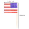 Toddmomy 200pcs American Flag Cake Flag Toppers Paper Toothpick Dessert Decor Party Cupcake Decorations for Independence Day Celebration view 2