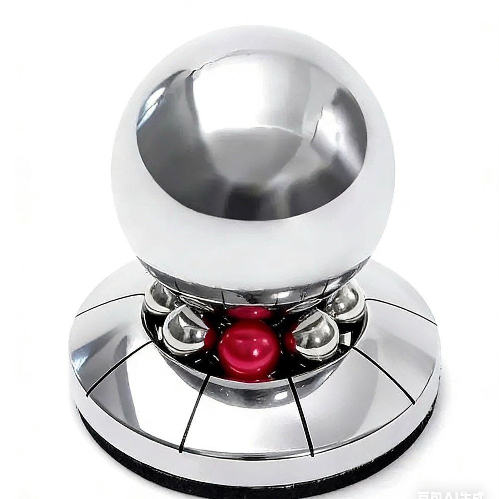 Desk Decision Maker for Office Workers - Zinc Alloy Fidget Spin Ball, Creative Choice Predictor for Party Games & Team Building, Funny Metal Fortune Teller Desktop Decor